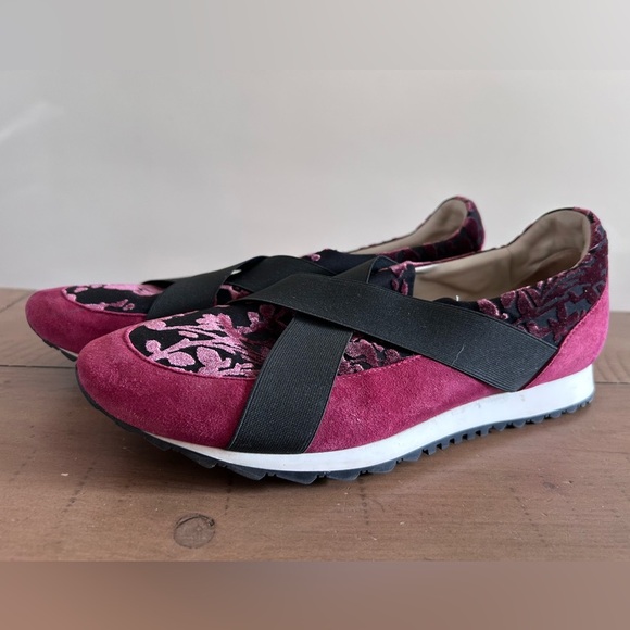 Amalfi Shoes - Amalfi by Rangoni Francesco Women’s Burgundy Black Shoes - Size 9